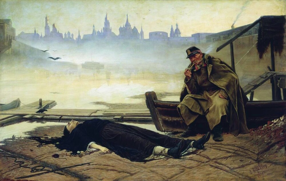 Перов В. "Утопленница" 1867 г. ГТГ, Москва (фото: artchive.ru)