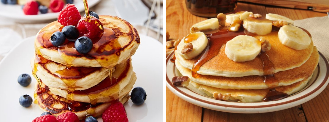 Блинчики с клиновым сиропом