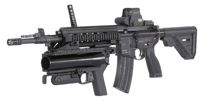 Штурмовая винтовка Heckler & Koch 416 A5 с ГП. Источник: https://vk.com/oruzhie_tekhnika_armiya