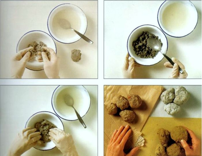 Папье-маше из мякоти