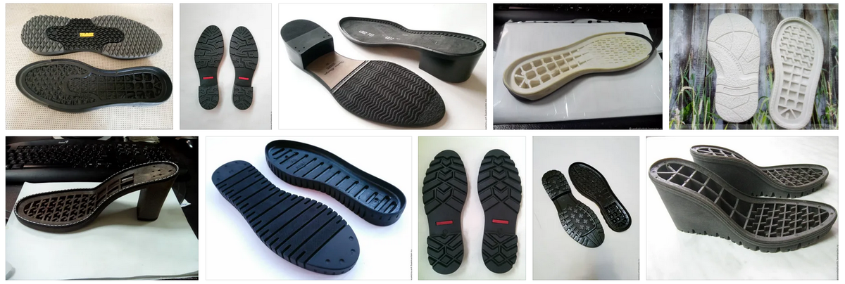 Разнообразие моделей и цветов подошвы для обуви своими руками. Скрин с ЯндексКартинки