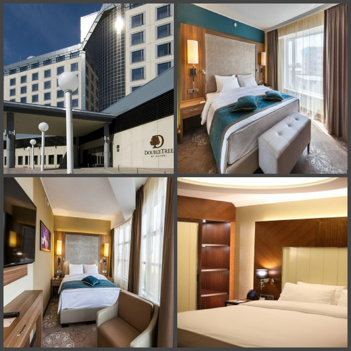 На сайте Tripadvisor опубликовано 426 отзывов от гостей отеля DoubleTree by Hiltоn. Можно почитать, чтобы составить собственное мнение. Сотрудники отеля отвечают на отзывы, что немаловажно. Также у отеля есть свой сайт с отличными фотографиями.