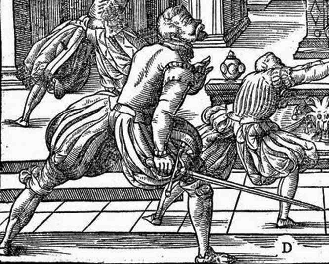 Илл. 2. Рапира (rappier) Мейера (1570 год). 