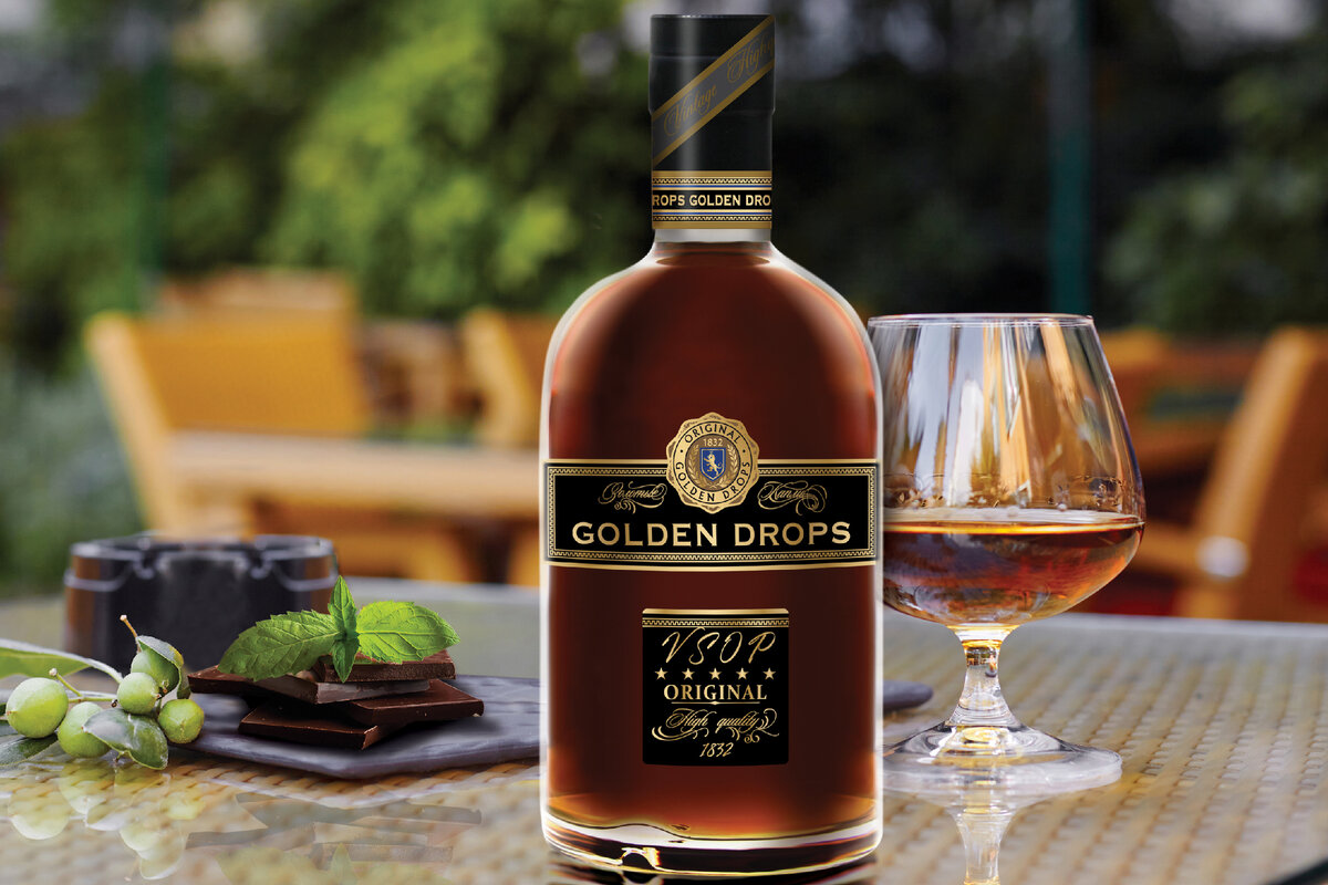 Пятилетний коньяк Golden Drops 
