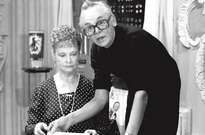 Нина Гребешкова и Леонид Гайдай на съемках фильма "Опасно для жизни!", 1985 г. Фото: really-cool.ru