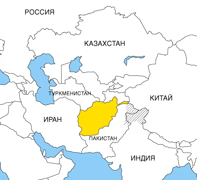 Карта европы и казахстана