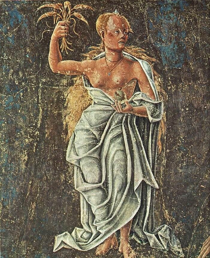 Богиня Церера - римский образец