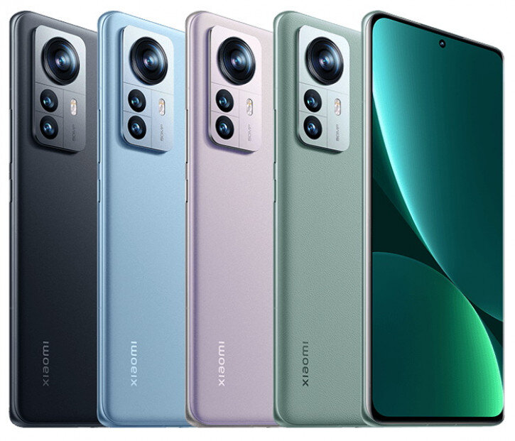Xiaomi 12 Pro во всех возможных цветах