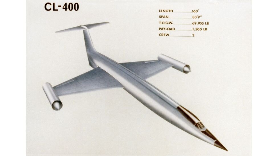 Lockheed CL-400 был амбициозным проектом Lockheed из проекта Suntan (Источник: Lockheed)