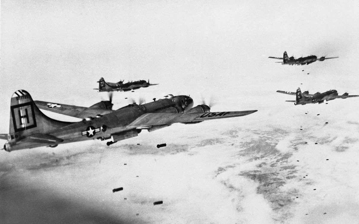 В-29 осуществляют бобежку