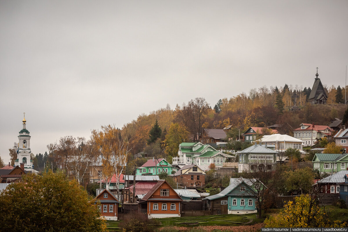 Троицкая и Введенская церкви в Плесе