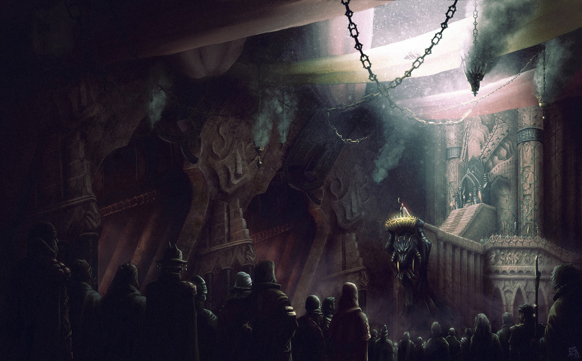 Желтый император Каркосы (арт Enrique Murguía Alfaro, www.artstation.com).