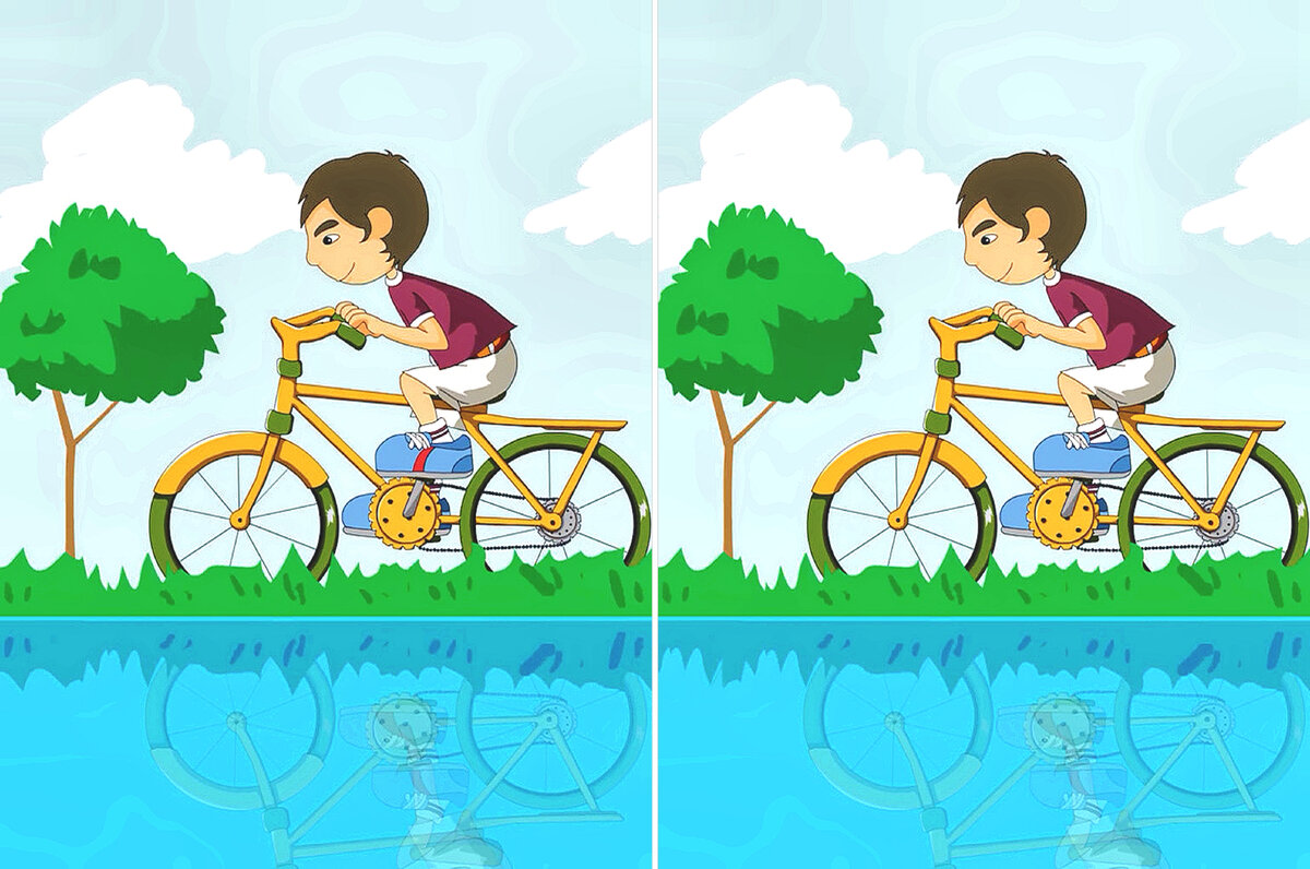 Тест на наблюдательность и внимание. Всего 3 отличия | Тестик | Дзен