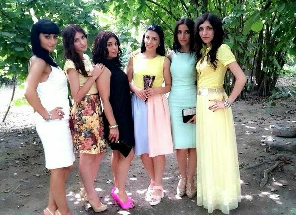 Удинские девушки в Азербайджане