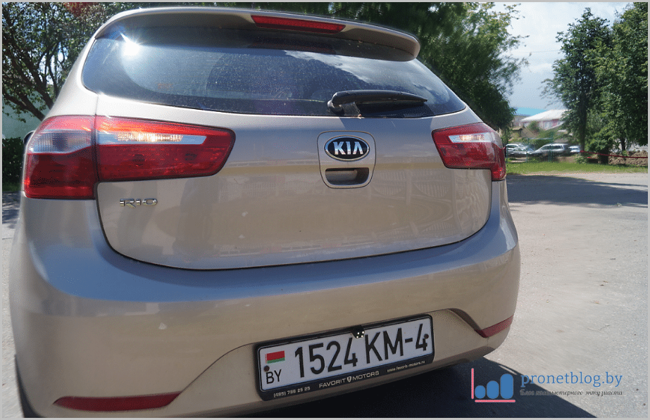 Камера заднего вида для для Kia Rio 2,3 Sedan