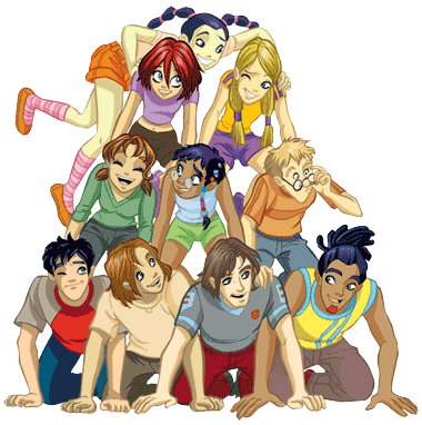 
Персонажи мультфильма Witch