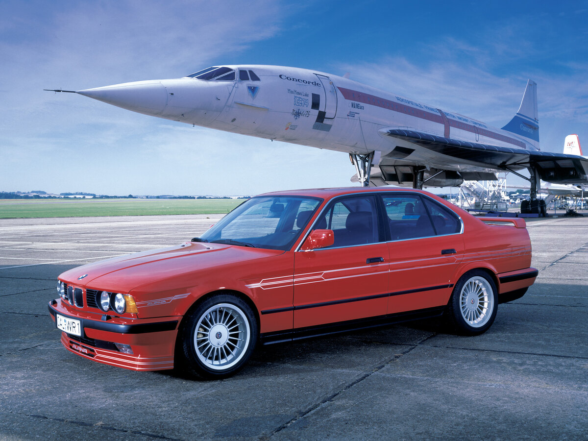 BMW Alpina B10 Bi-Turbo E34, 1989г. Самая быстрая 