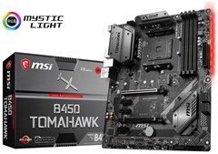 Socket AM4, AMD B450, 4xDDR4 2666 МГц, 7.1CH Realtek ALC892, 1000 Мбит/с Realtek RTL8111H, USB3.1, USB 3.1 Type-C, D-Sub, DVI, HDMI, ATX