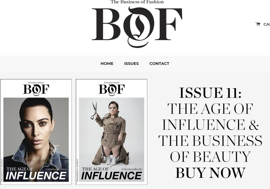                                        Скрин с сайта: https://shop.businessoffashion.com/