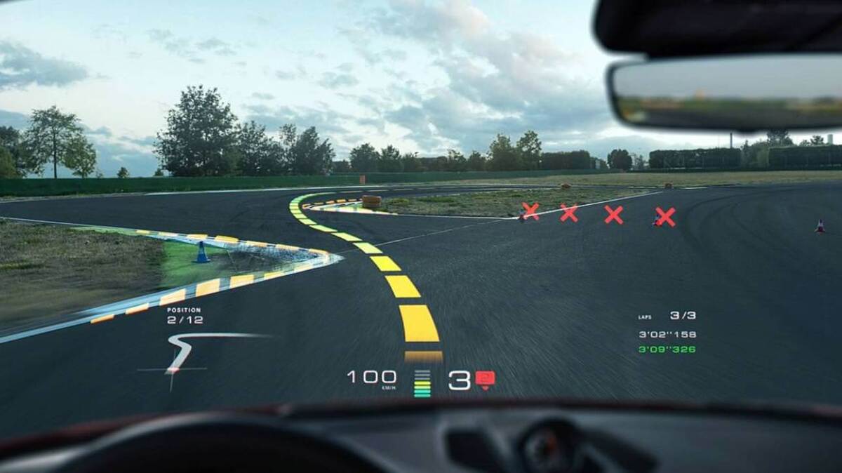 Пример работы технологии WayRay