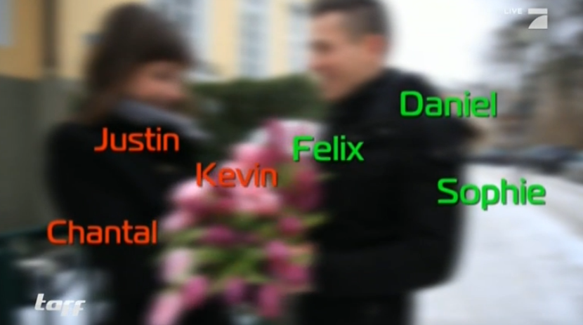 Какие имена звучат привлекательно, а какие совсем нет — скриншот из ролика «Свидание с девушкой по имени Шанталь? Лучше останусь дома!»