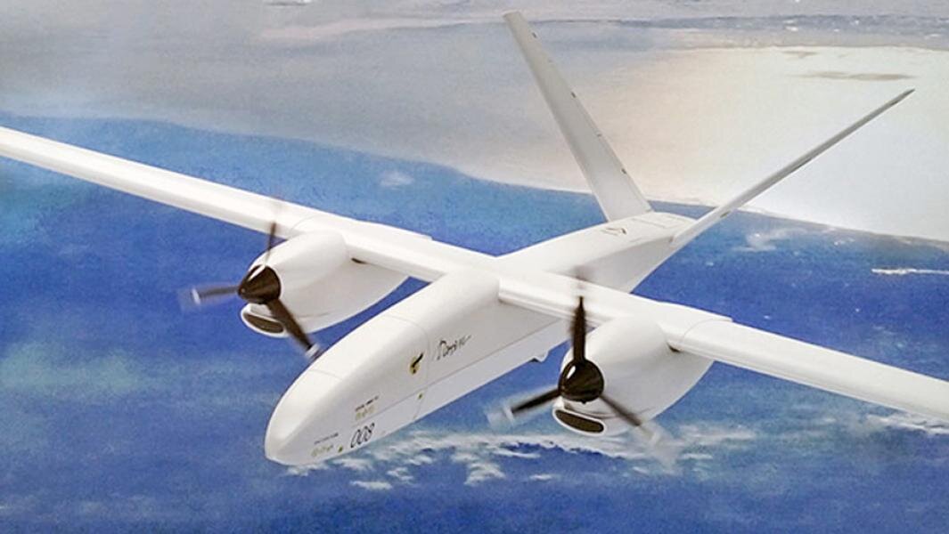 Модель БПЛА «Альтиус-М», представленная на авиасалоне МАКС-2013. Фото: militaryphotos.ru