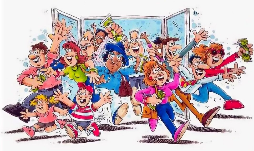 Прикольные мотиваторы в картинках. Побольше и побольше ваших возможных. Цитаты про жадность к деньгам. Интересные высказывания о женщинах. Люди ломятся в магазин.