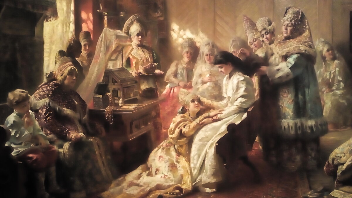 под венец. под венец без свиданий. к е маковский под венец 1884. генрих ипполитович семирадский. константин егорович маковский боярский свадебный пир.