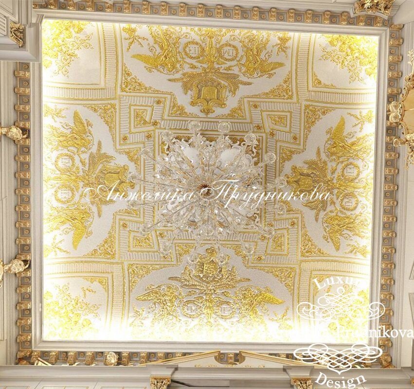 На фото: Дизайн кабинета в доме в стиле ампир