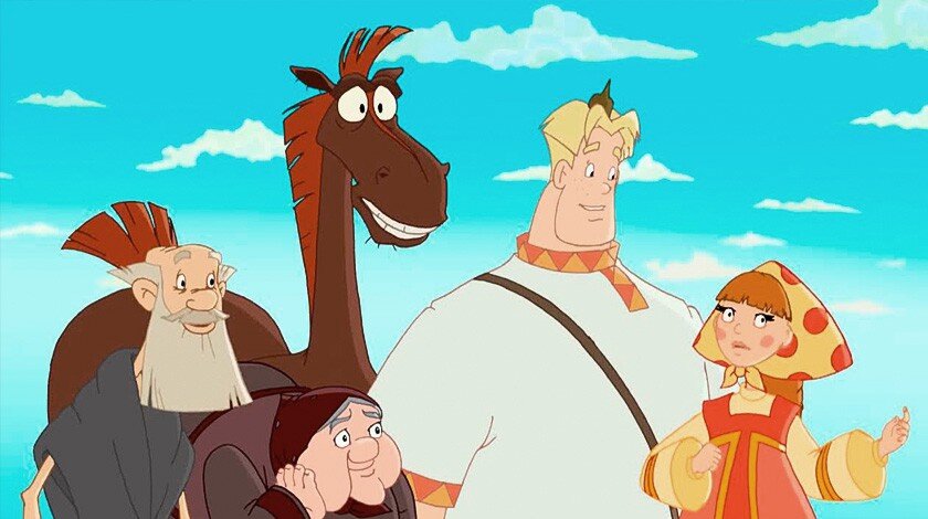 Кадр из мультфильма «Алеша Попович и Тугарин Змей»