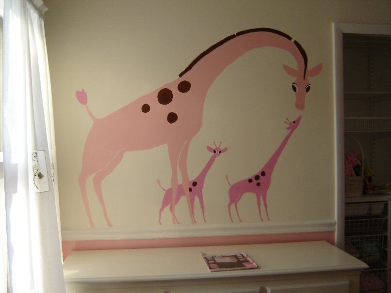 Рисунок на стене через проектор