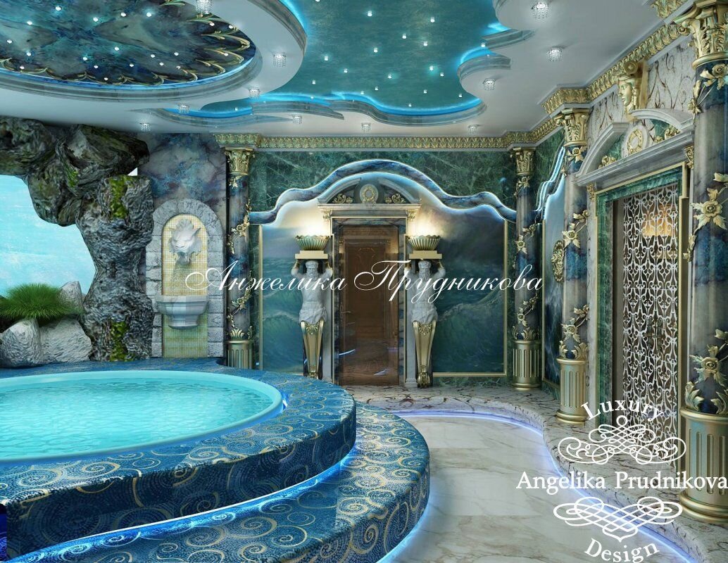 На фото: Восточный стиль в интерьере зоны отдыха