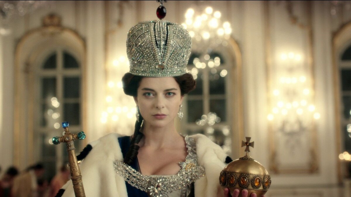 Екатерина II         Кадр из сериала "Взлет" в роли Марина Александрова