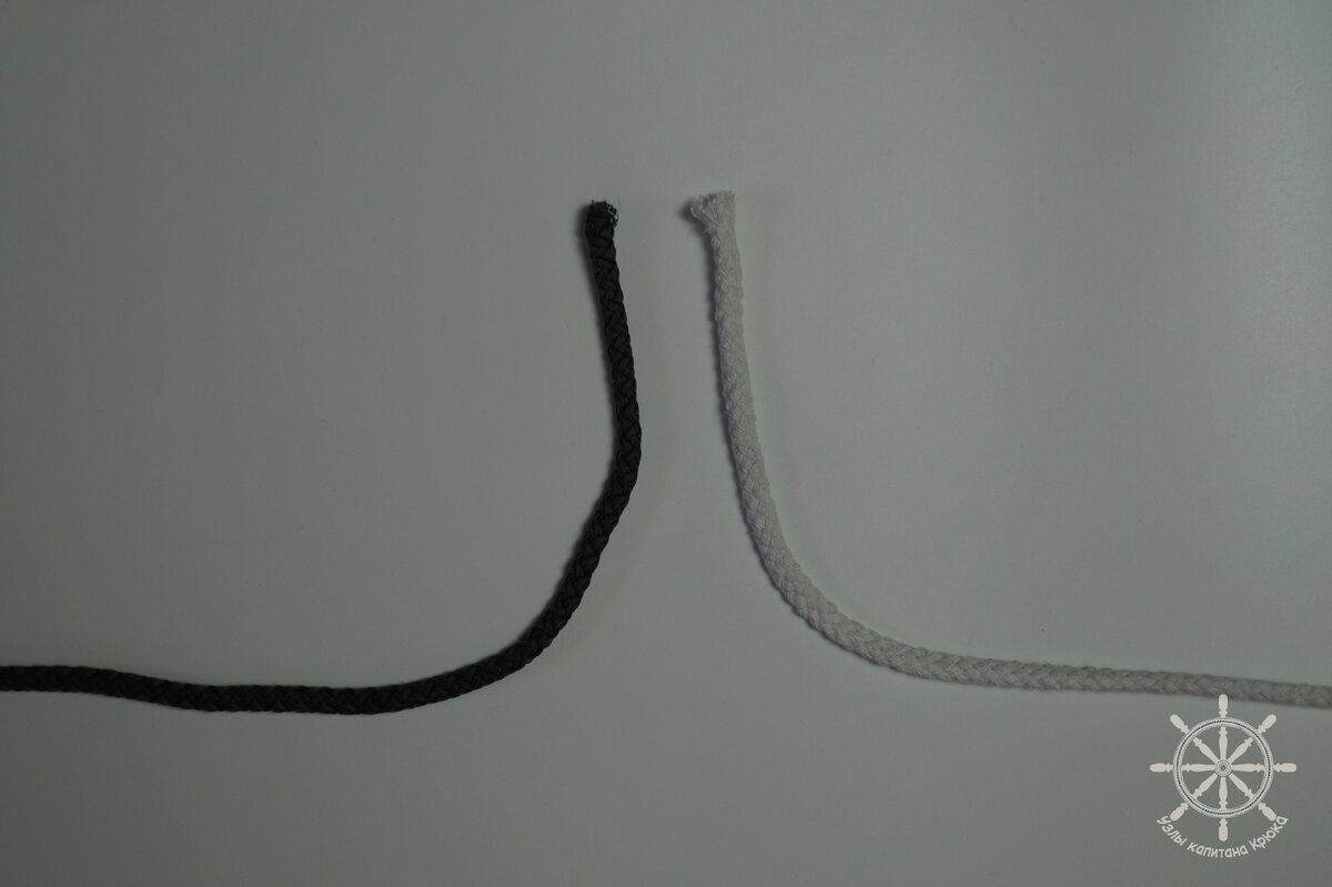 Как вязать прямой узел - шаг 1