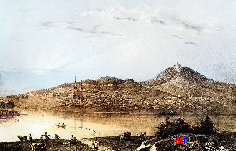 Вид на город Кушва, картина - 18 век

