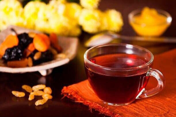 Русский чай с изюмом