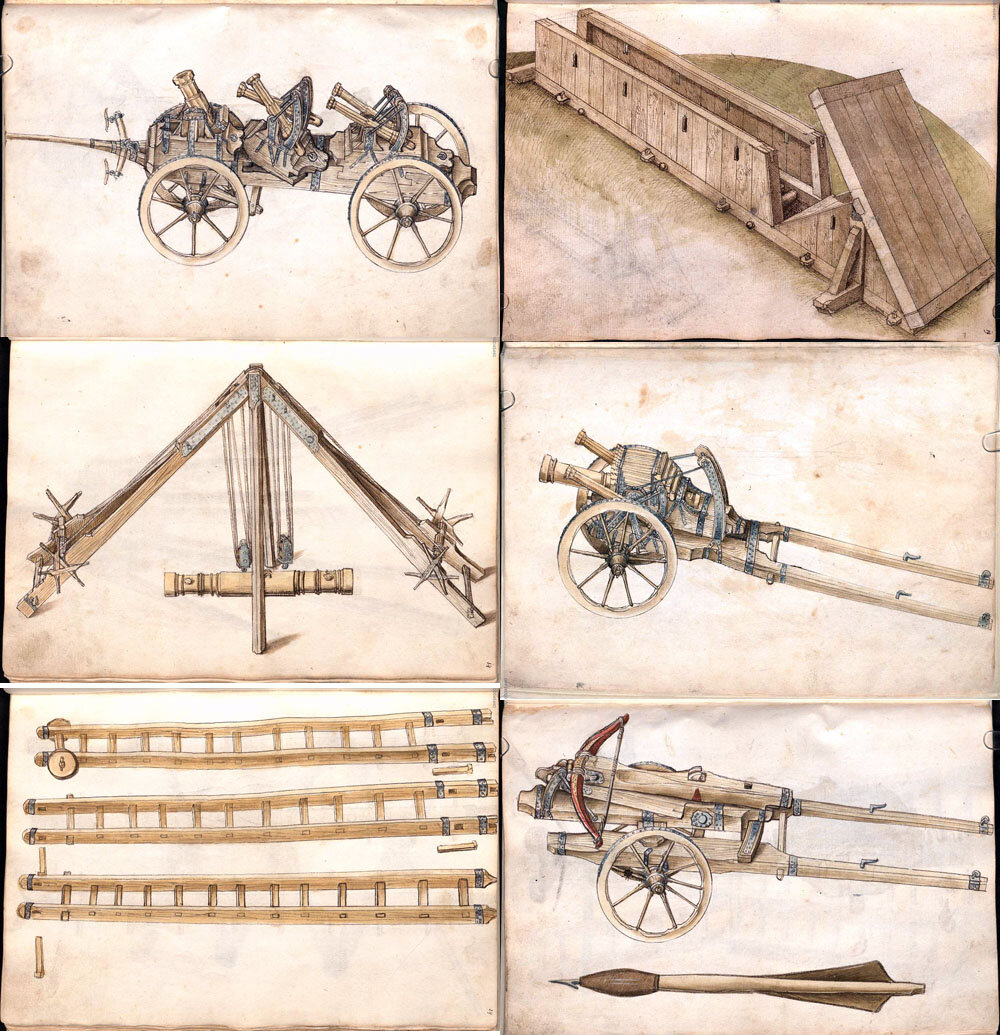 Пример страниц из "Fuerwerksbuch"