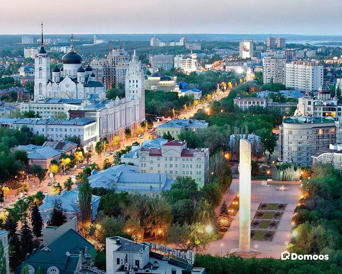 Воронеж панорама города