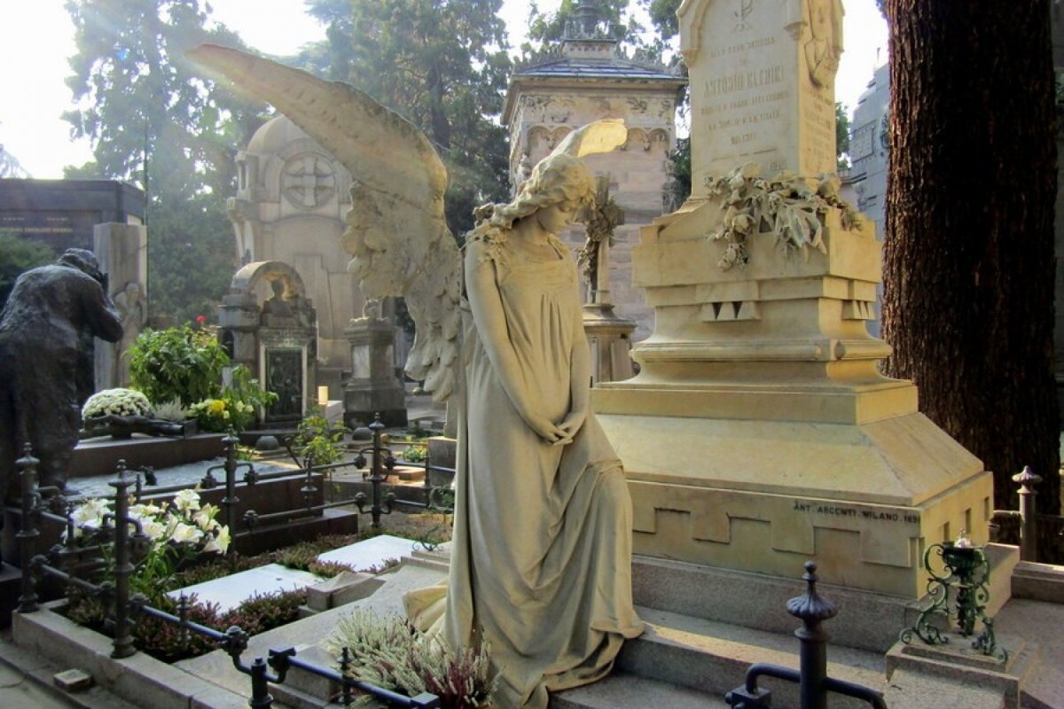 монументальное кладбище в милане