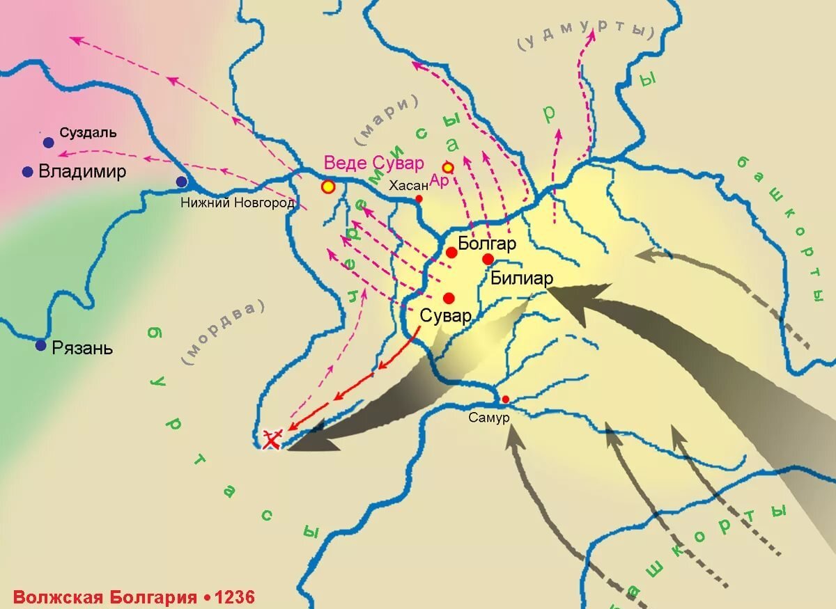 Монгольское нашествие на Волжскую Булгарию