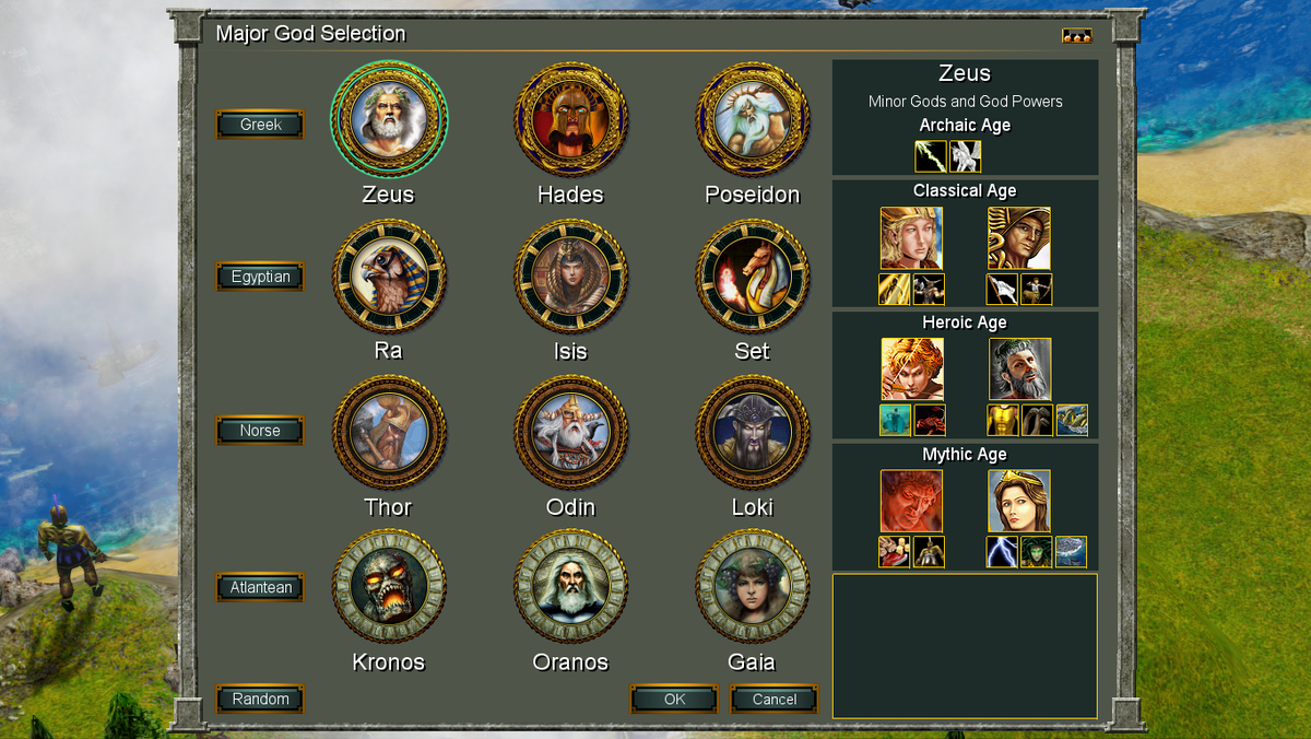 Демонстрация выбора расы со всеми вытекающими. Взято: games.mail.ru