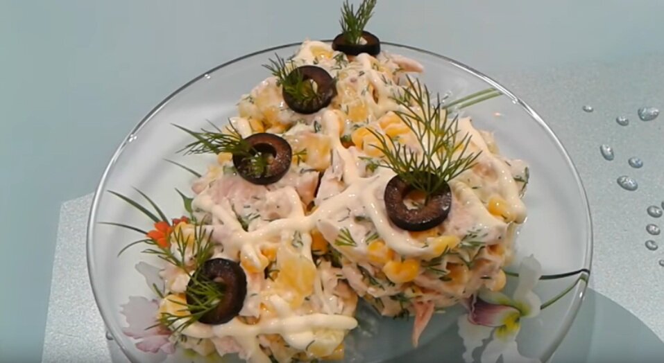 Рецепт салата сладкая курочка