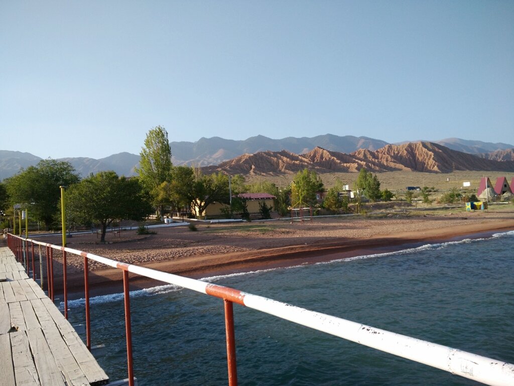 Кусочек Кажди-Сай, старый пирс