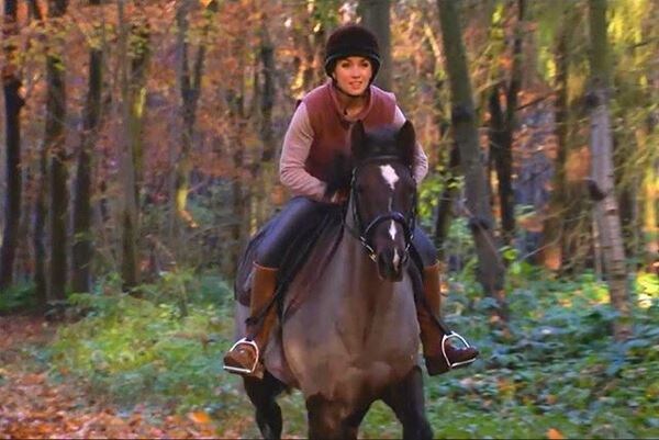 Оливия Боэри - заядлая "лошадница"