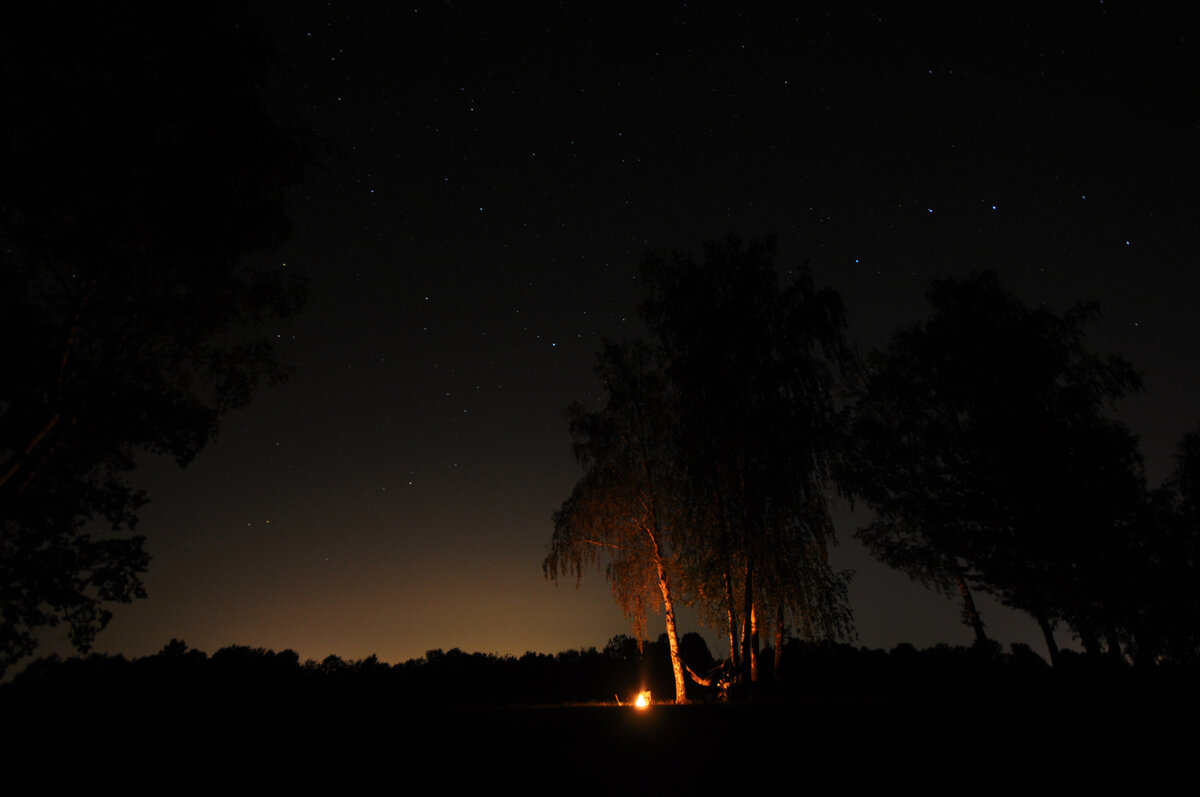 Ночью было полно звезд, жаль, фото не передает всей красоты