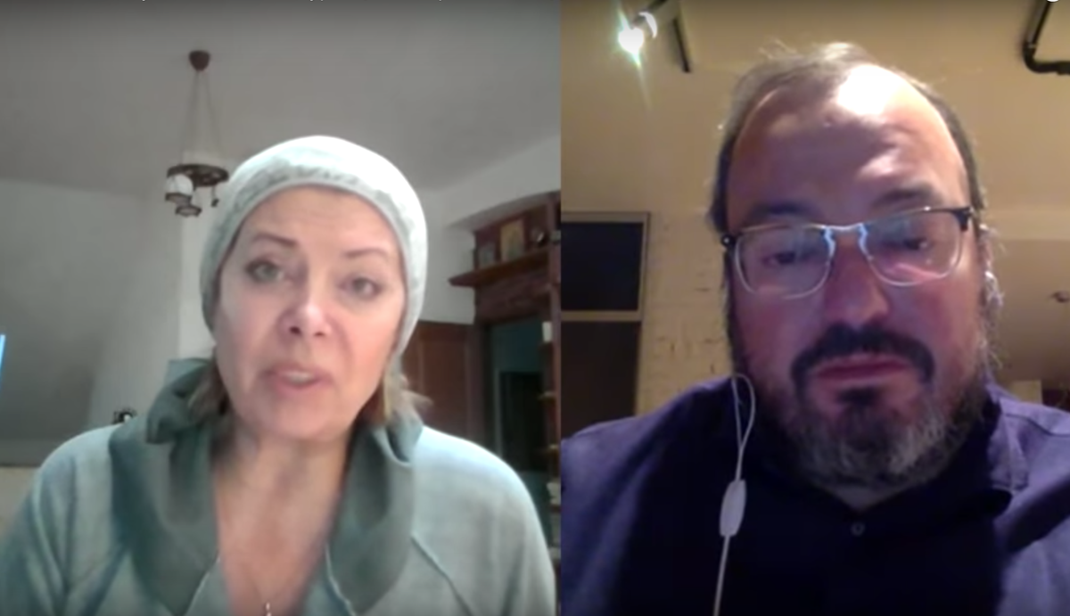 Журналист Наталья Влащенко и политолог Станислав Белковский