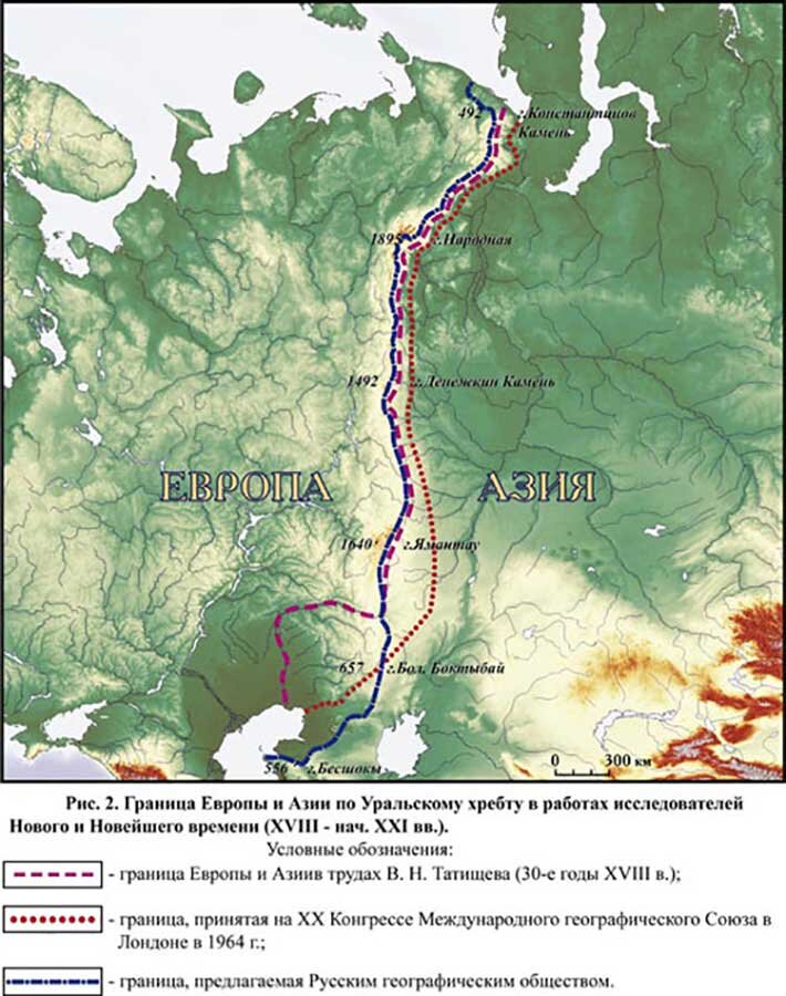 Граница между азией и европой контурная карта