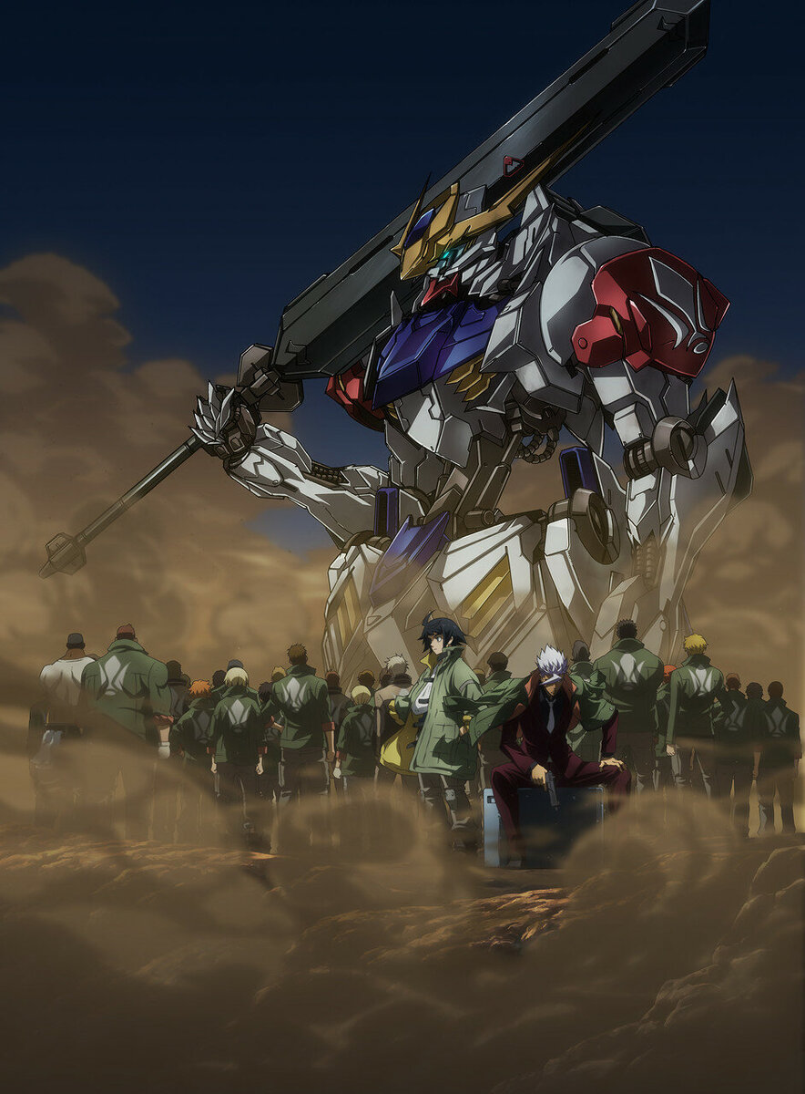   Мобильный доспех Гандам: Железнокровные сироты / Kidou Senshi Gundam: Tekketsu no Orphans  После разрушительной войны между Землёй и Марсом, получившей название Бедственная Война, прошло 300 лет.