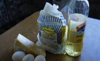 Подготовим продукты, необходимые для готовки блюда.