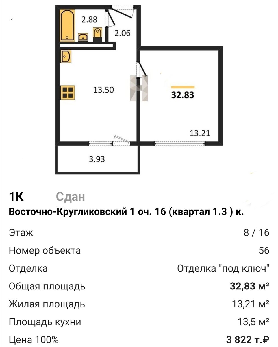 Этот ЖК располагается в близости к парку Краснодар и стадиону, поэтому очень хорош как для жизни, так и для инвестирования с целью последующей сдачи в аренду.